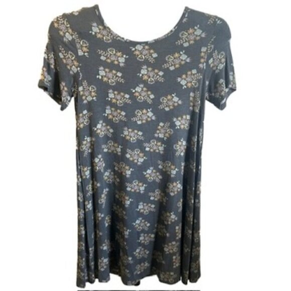 NWT Natural Life Women's Short Sleeve Floral Dress, Extra Small - Picture 1 of 6